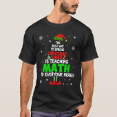 T-shirt La Meilleure Façon De Diffuser La Fête De Noël Est (Devant)
