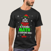 T-shirt La Meilleure Façon De Diffuser La Fête De Noël Est (Devant)
