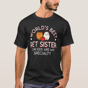 T-shirt La meilleure fourrure de garde d'enfants d'animal