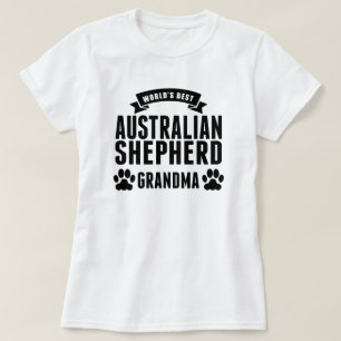 T-shirt La meilleure grand-maman australienne du berger du