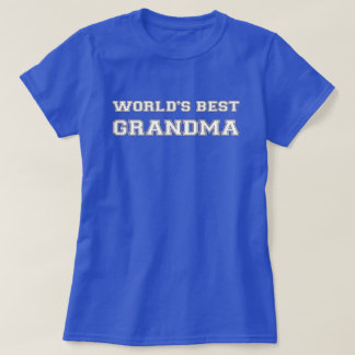 T-shirt La meilleure grand-maman du monde