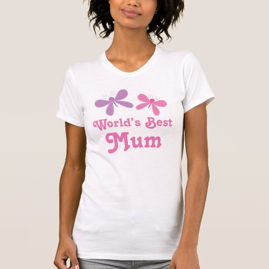 T-shirt La meilleure maman des mondes (Devant)