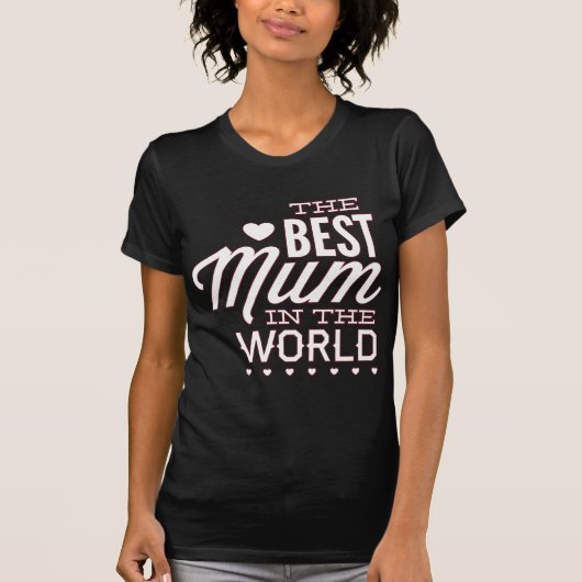 T-shirt La Meilleure Maman Du Monde (Devant)
