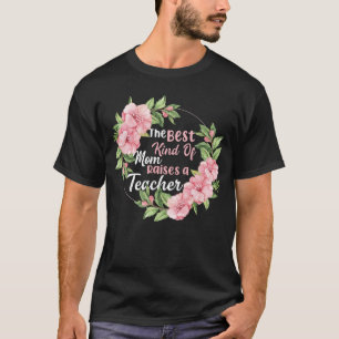 T-shirt La meilleure maman élève un enseignant