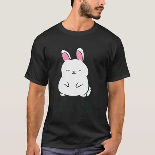 T-shirt La Meilleure Maman Lapin Lapin Lapin Lapin Maman (Devant)