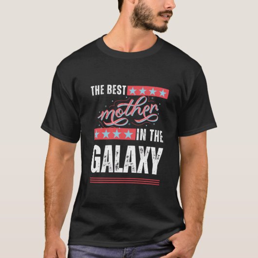 T-shirt La meilleure mère dans la Galaxy Essential, unique (Devant)