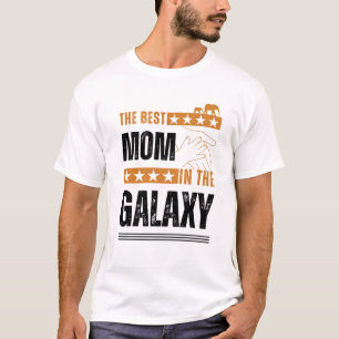 T-shirt La meilleure mère dans le Galaxy Essential, extrao