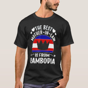 T-shirt La Meilleure Mère En Droit Est Cambodgienne Cambod