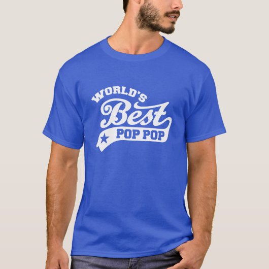 T-shirt La meilleure pop pop pop pop du monde (Devant)