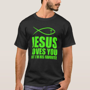 T-shirt La meilleure religion chrétienne pour adultes et e