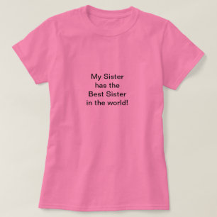 T-shirt la meilleure soeur