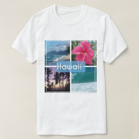 T-shirt La mer d'Hawaï (Design devant)