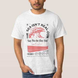 T-shirt La mer n'est pas réelle