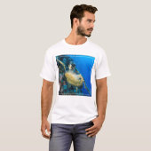T-shirt La Mer Rouge verte de la tortue de mer | (Devant entier)