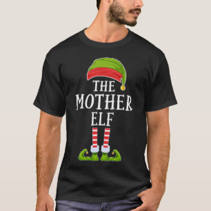 T-shirt La Mère Elfe Noël drôle Famille Correspondant Paj
