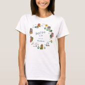 T-shirt La Mère Nautique Côtière sera Baby shower (Devant)