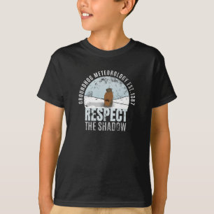 T-shirt La Météorologie Du Cochon De Terre Respecte Le T-S