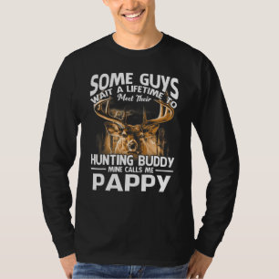 T-shirt La mine Buddy de chasse me traite Pappy Fête des p