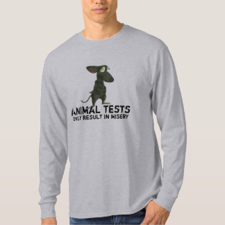 T-shirt La misère résulte la longue douille T
