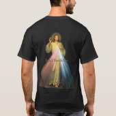 T-shirt La Miséricorde divine et l'image de dévotion (Dos)