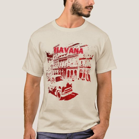 T-shirt La mode des rues cubaines (Devant)