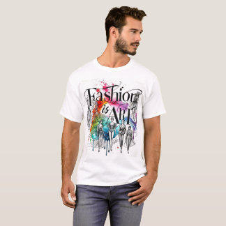 T-shirt "La mode est l'art 🎨 👠 | Une fusion de style et 