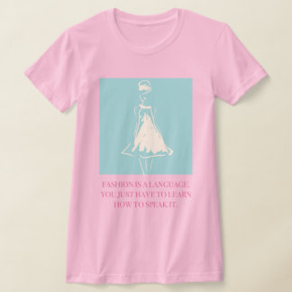 T-shirt La mode est une langue