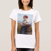 T-shirt La moissonneuse, Bouguereau (Devant)