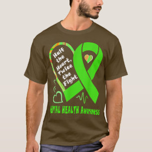 T-shirt La Moitié Du Coeur Deux Fois La Lutte Contre La Sa