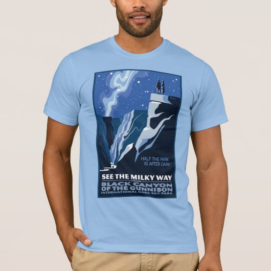 T-shirt La moitié du parc est après la nuit noire(MC) (Devant)