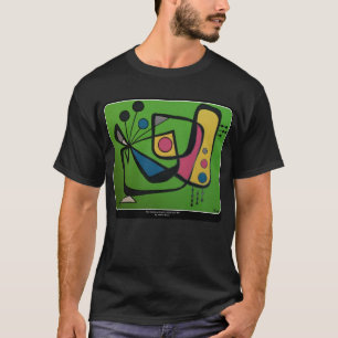 T-shirt La "moitié du siècle 4" numérique abstrait mode