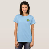 T-shirt La molleton de Californie grise pour femmes (Devant entier)