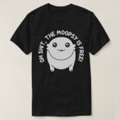 T-shirt La Moopsie Est La Moopsie Amusante Libre (Design devant)