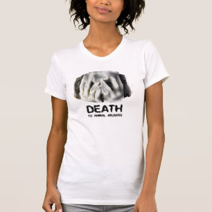 T-SHIRT LA MORT À LA PIÈCE EN T BIZARRE DE VISAGE DE