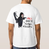 T-SHIRT LA MORT LAIDE AUX TROMPEURS ANIMAUX (Dos)