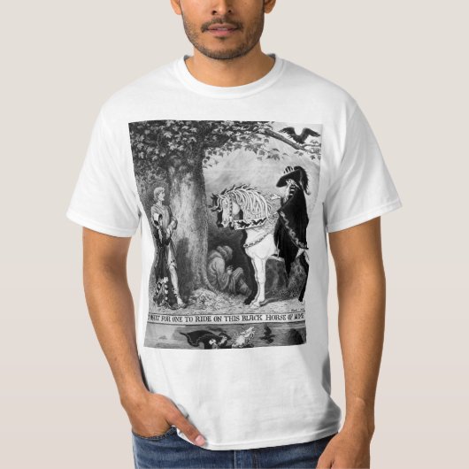 T-shirt La mort sur un cheval pâle (Devant)