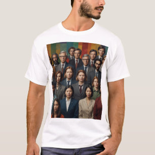 T-shirt La mosaïque de l'unité : une collaboration mondial