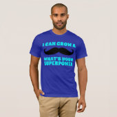 T-shirt La moustache : LA SUPERPUISSANCE (Devant entier)