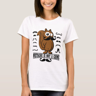 T-shirt la moustache n'est pas un crime