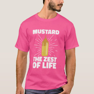 T-shirt La moutarde La Zeste de la vie, BBQ Amusant