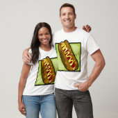 T-shirt La moutarde Sur Un Hotdog (Unisexe)