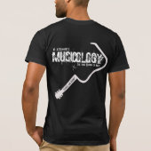 T-shirt La musicologie de W. Axxemanne (Dos)