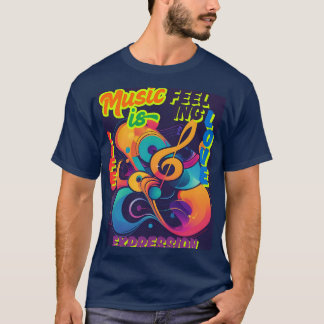 T-shirt La musique