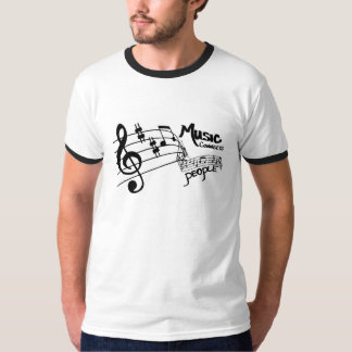 T-shirt La musique connecte les gens