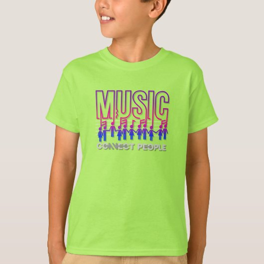 T-shirt La musique connecte les gens | Enfants (Devant)