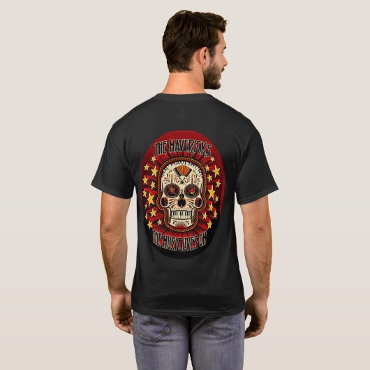T-shirt La musique continue (Dos entier)
