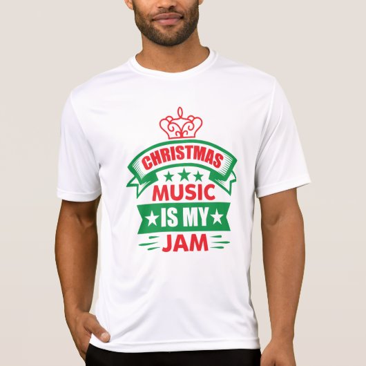 T-shirt La musique de Noël est My Jam-86254 (Devant)