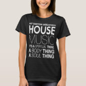 T-shirt La musique DJ de Chambre pas chacun comprend le (Devant)
