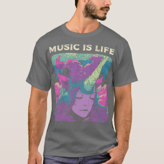 T-shirt La musique est la vie