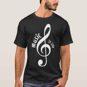 T-shirt La musique est la vie